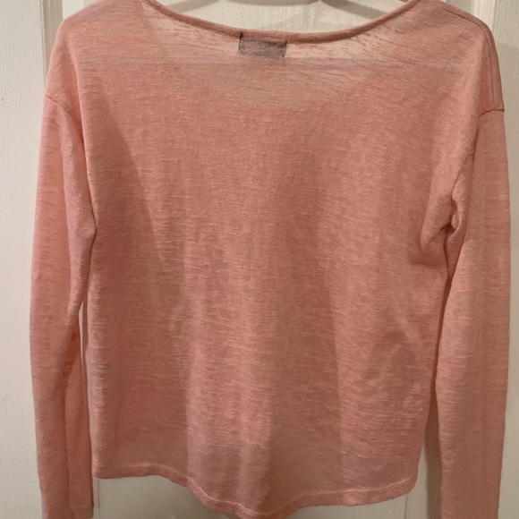 Salmon Pink Long Sleeve Top - Medium (from Sirens) - Picture 3 of 3